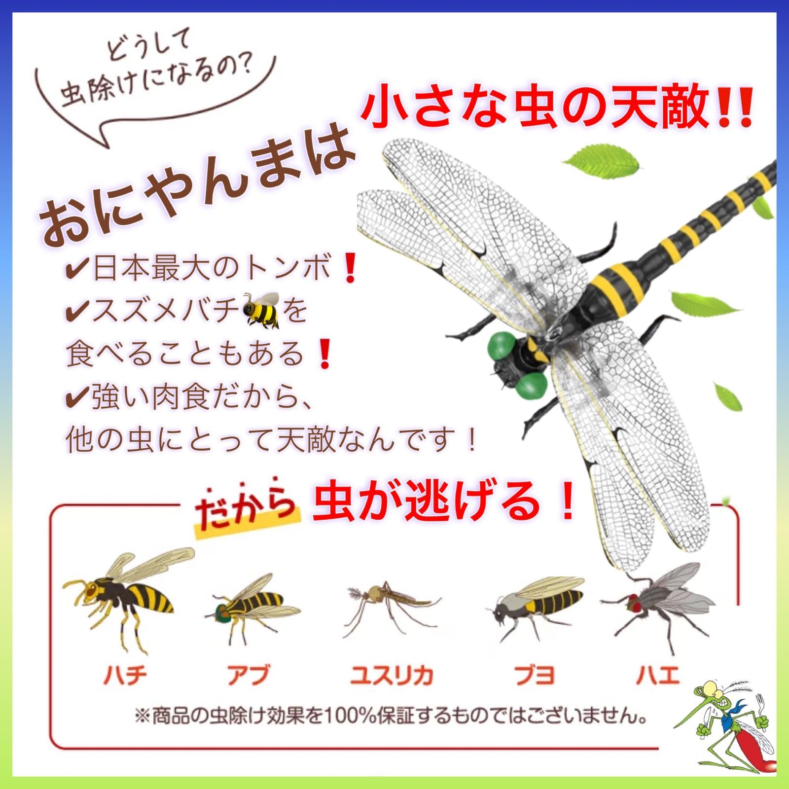 50個／おにやんま　オニヤンマ　トンボ君　虫除け　12ｃｍ 実物大　10個 Amazon.co.jp: 虫除けトンボ 虫除け 12cm本物とほぼ同じサイズ