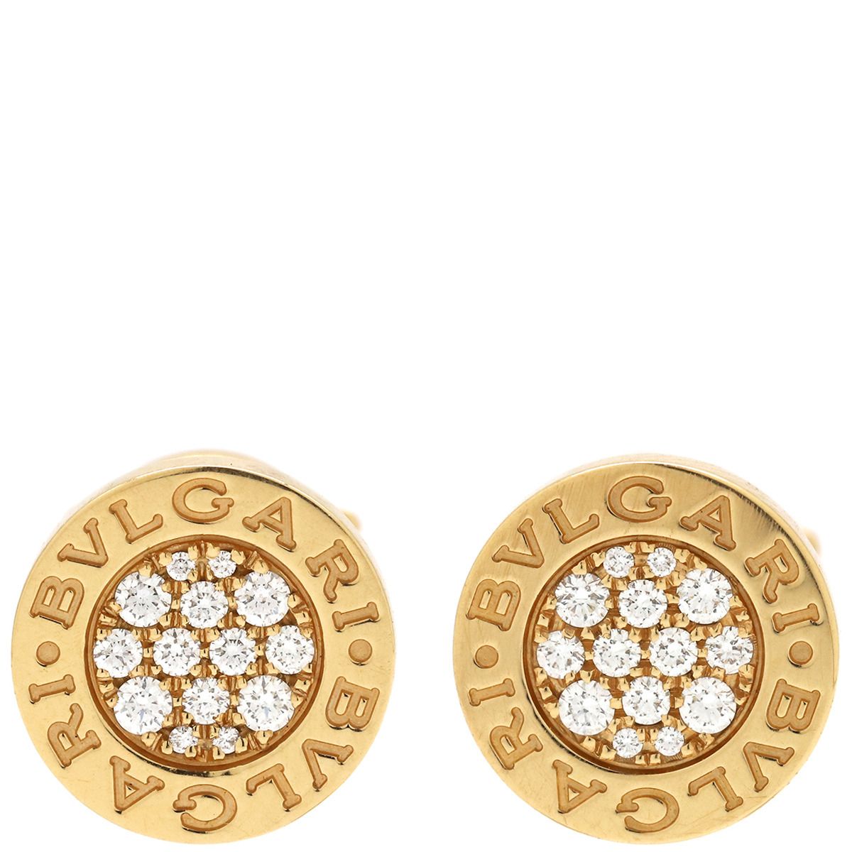 ブルガリ BVLGARI ピアス ブルガリブルガリ K18PG ダイヤモンド