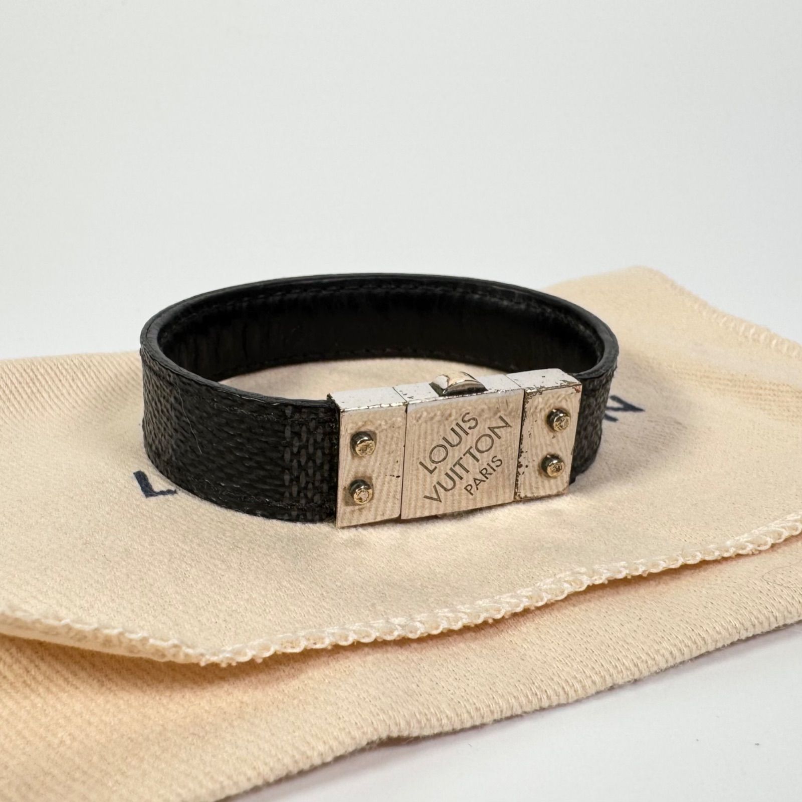 ルイヴィトン Louis Vuitton ブレスレット ダミエ グラフィット