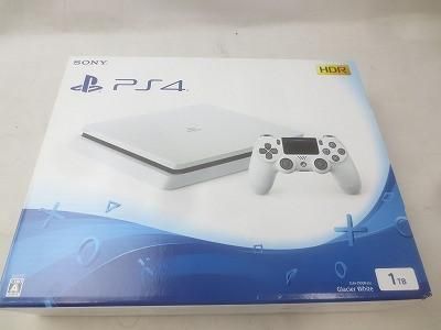 ゲーム プレイステーション4 PS4本体 CUH-2100B グレイシャーホワイト 動作品 き