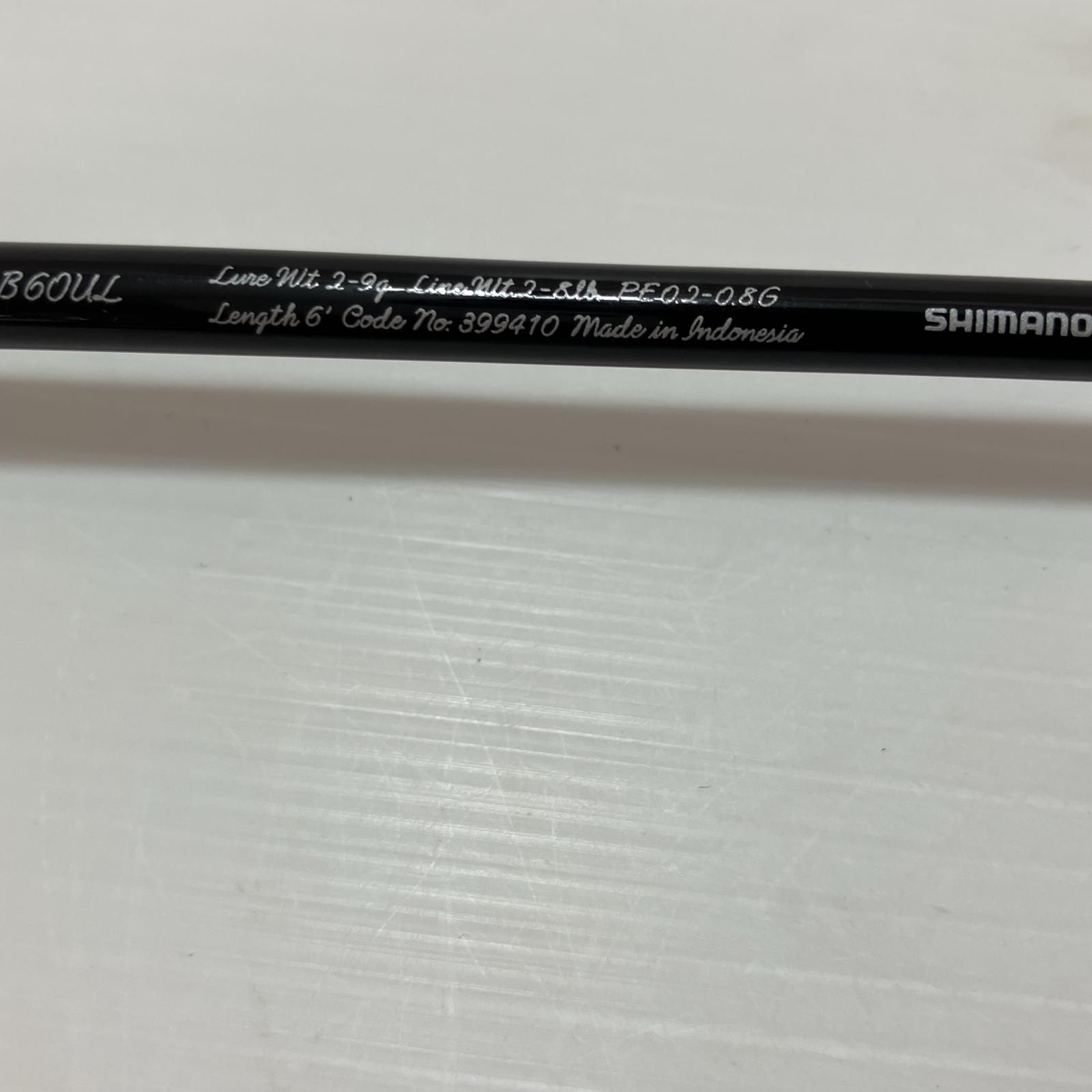 SHIMANO - SHIMANO シマノ ルアーロッド 21カーディフNX B60UL 399410 竿袋付 SHIMANO シマノ ルアーロッド 21カーディフNX B60UL 399410 竿袋付