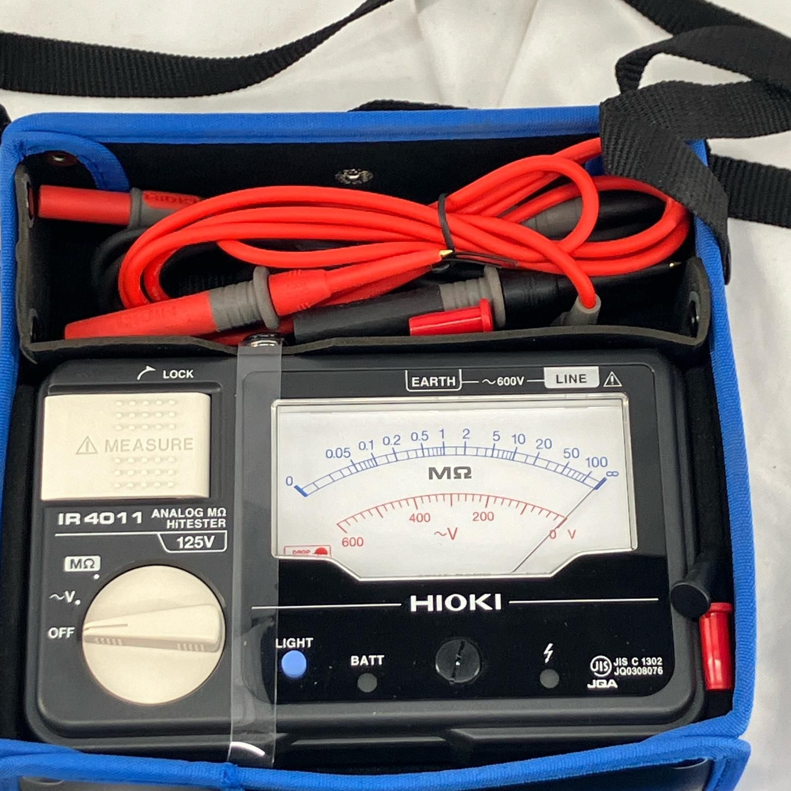 絶縁抵抗計 単レンジ IR4015-11 IR4015-11 メーカー在庫あり IR401511 日置電機(株) HIOKI アナログ絶縁抵抗計