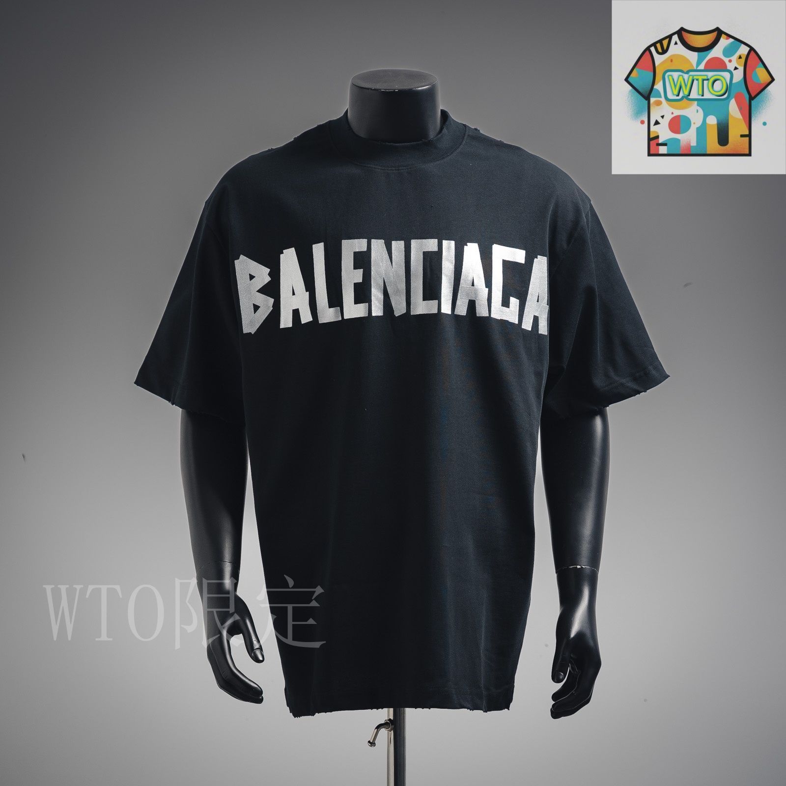 今日特価】Balenciaga 24SS テープロゴ半袖 T シャツ - メルカリ
