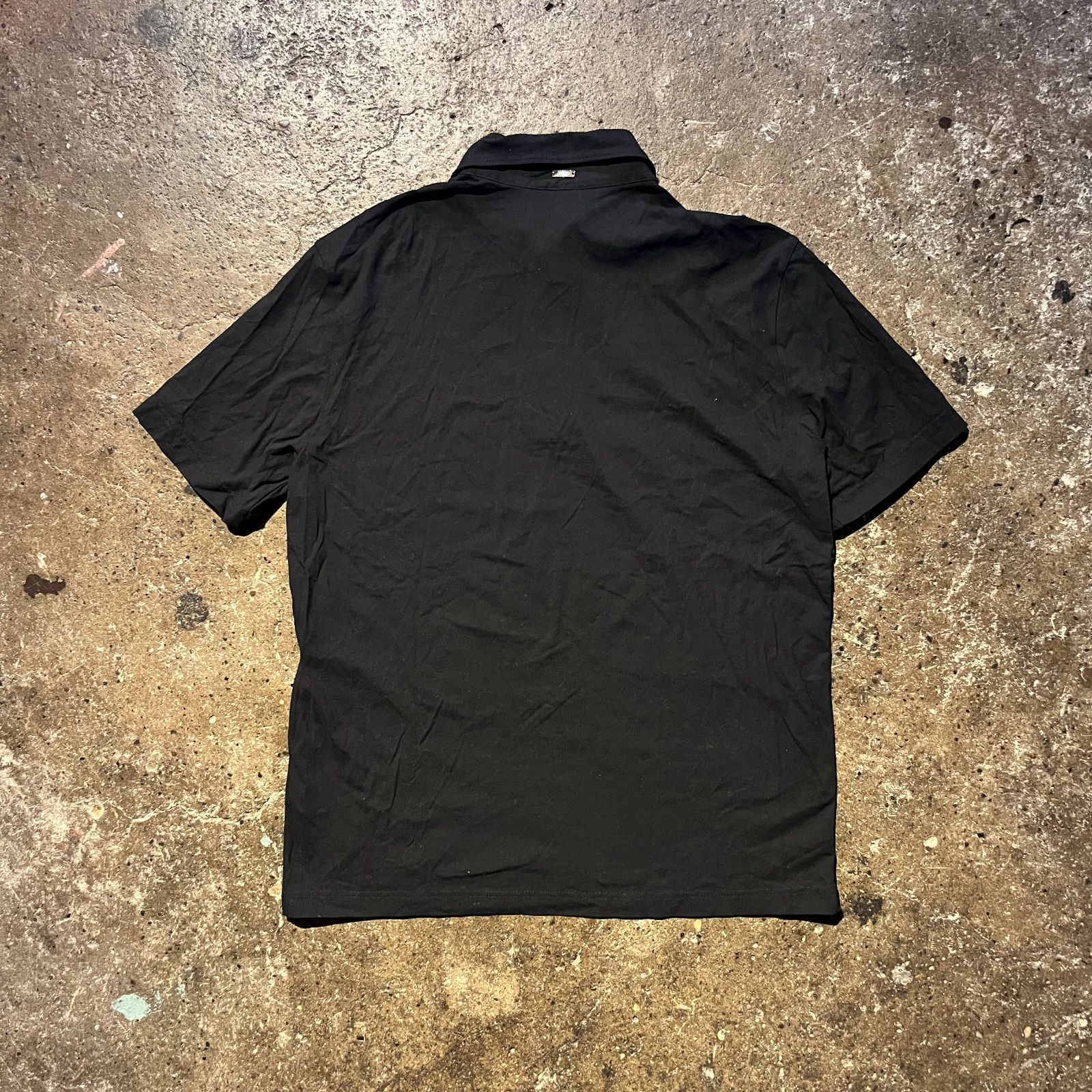 HERNO CREPE JERSEY POLO SHIRT ヘルノ クレープジャージ ポロシャツ 48