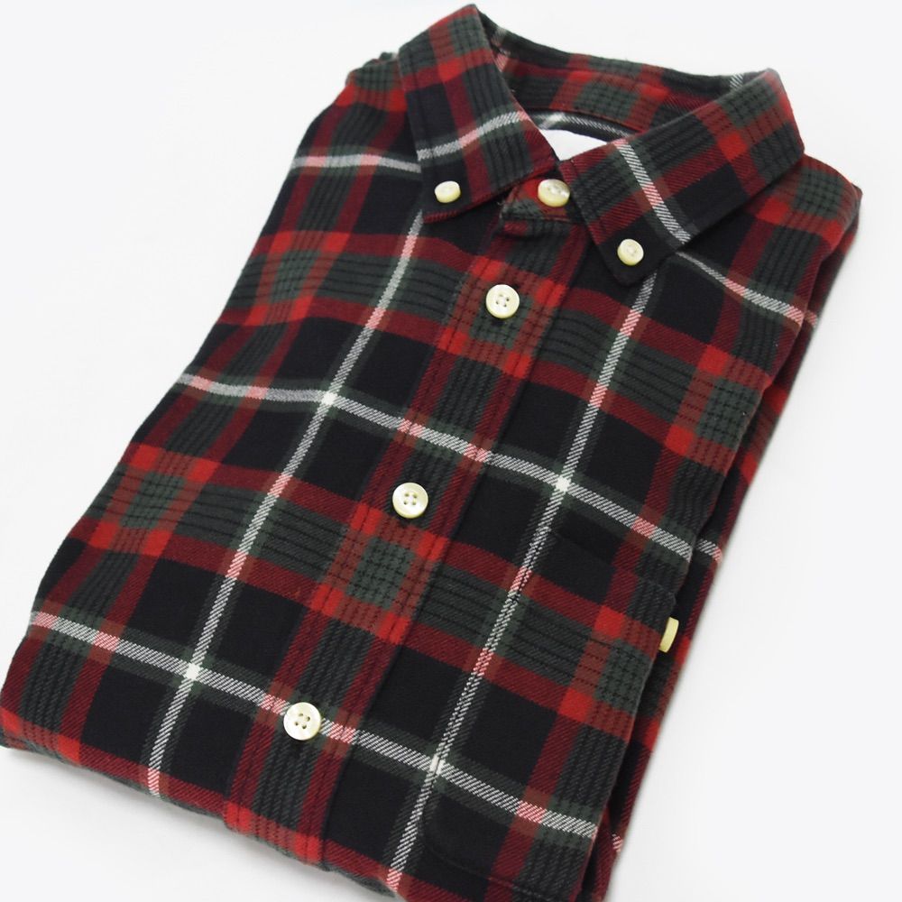 THE NORTH FACE ザ ノースフェイス Shaggy Flannel Shirt メンズ S シャツ シャギー ネルシャツ フランネル チェック ボタンダウン 長袖 レッド系 赤 秋冬