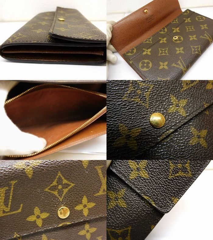 ヴィトン M61734 MI0016 中ファスナー 長財布 □ ポルトフォイユ