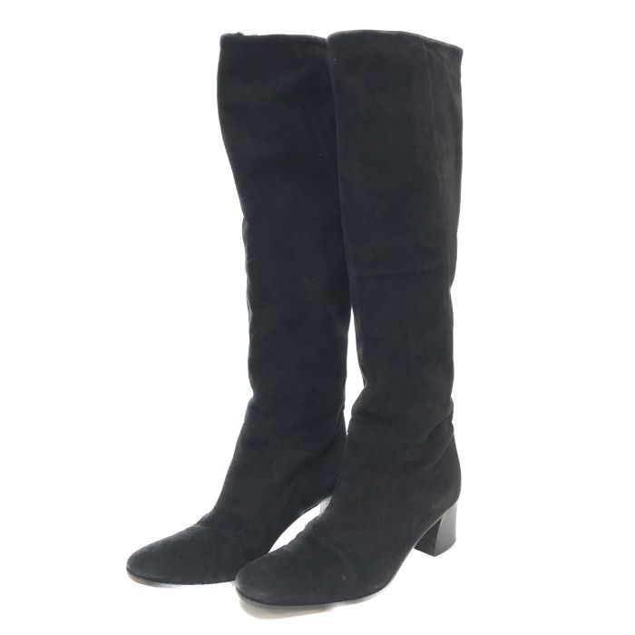フォクシー FOXEY スエード ロングブーツ サイズ35 22.5cm相当 