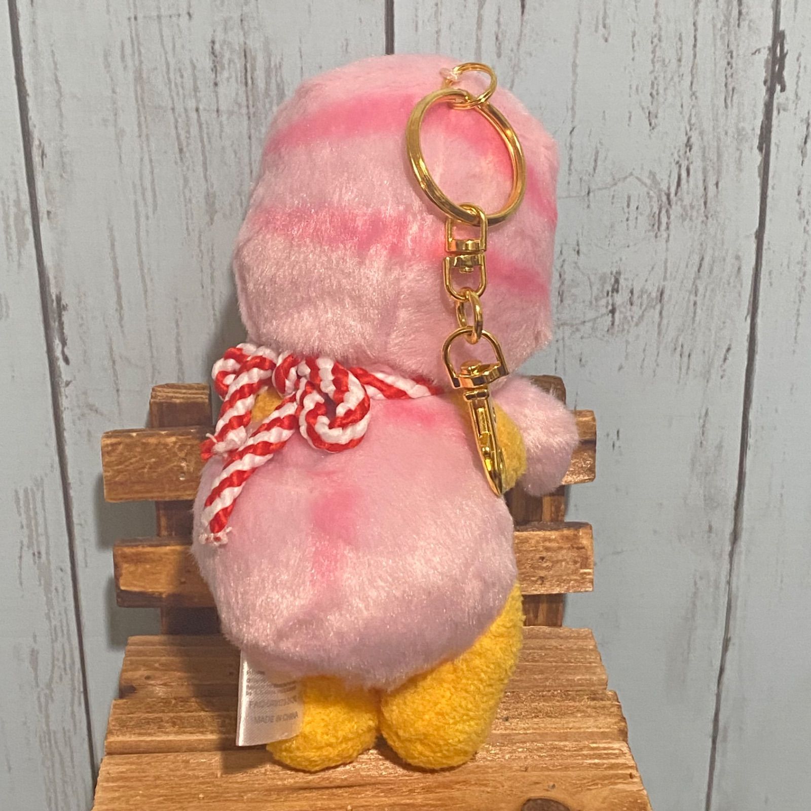Pooh eto プーさん　干支ぬいぐるみ&amp;キーチェーン　2点セット　ピンク プーさん ぬいぐるみキーホルダー・キーチェーン ETO POOH 2025