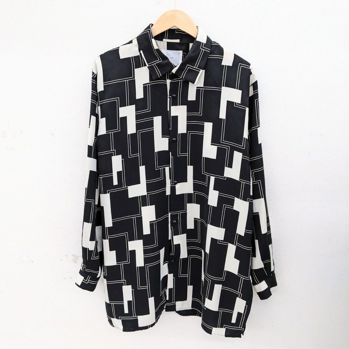 0658 ゼロロクゴーハチ 長袖 シャツ ブラウス Geometry Shirt 総柄