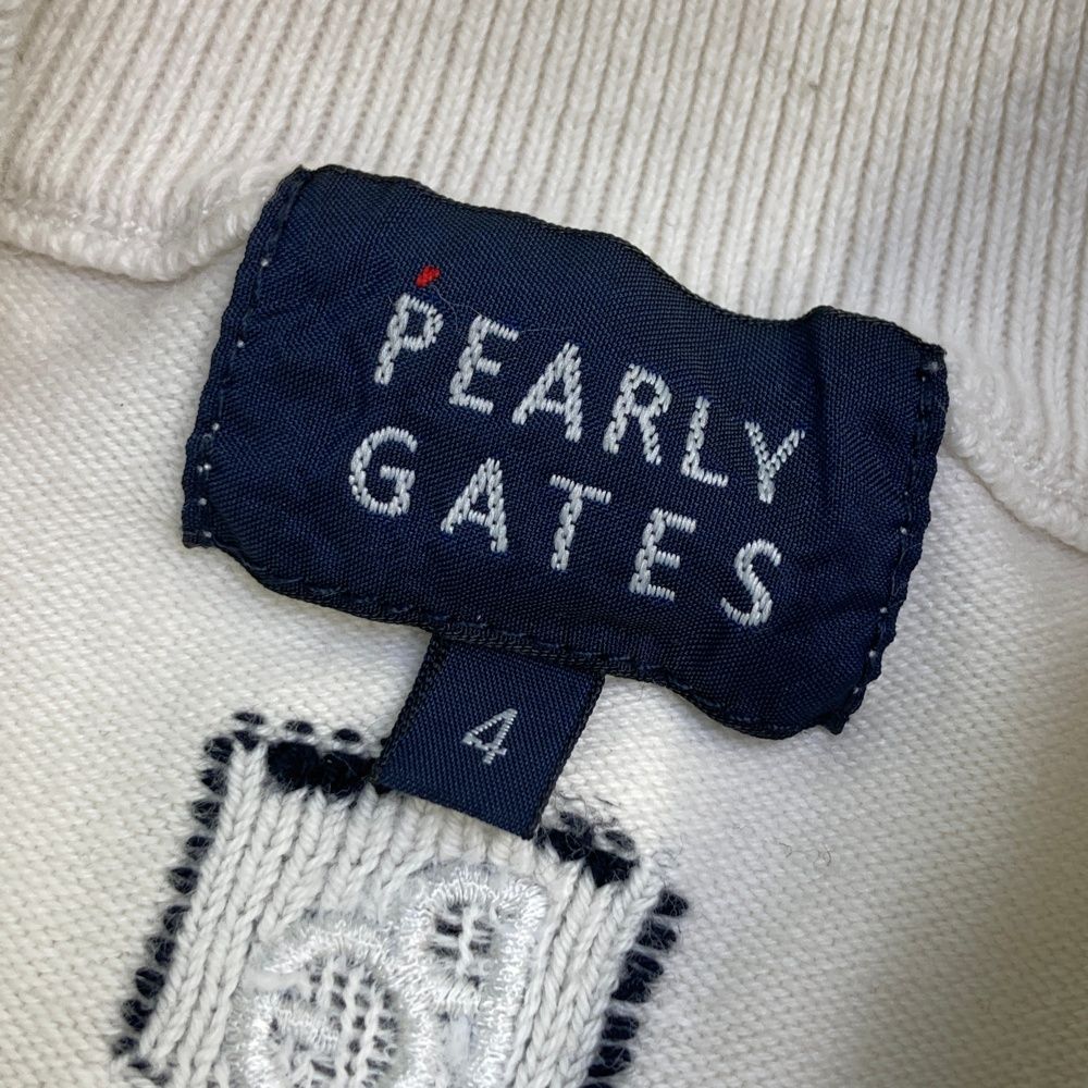 サイズ：4 PEARLY GATES パーリーゲイツ モックネック 長袖ニット
