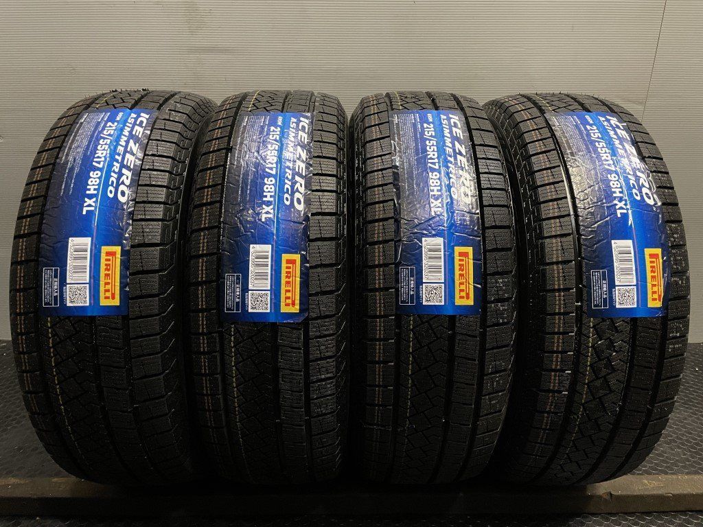 新品 2022年製 PIRELLI ICE ZERO ASIMMETRICO 215/55R17 17インチ