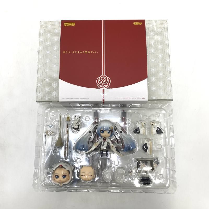 中古】【開封】【使用感有】ねんどろいど 雪ミク タンチョウ巫女