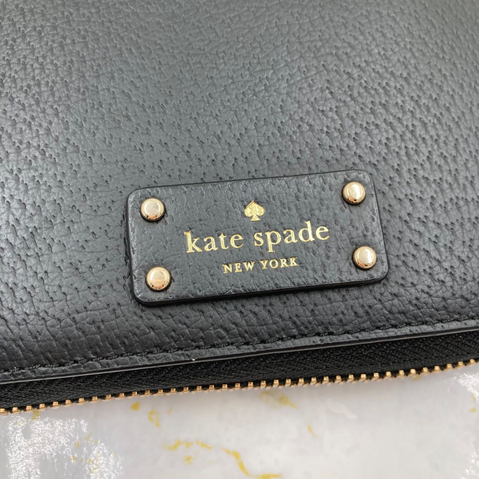 文房具 kate spade 6穴 レザー手帳