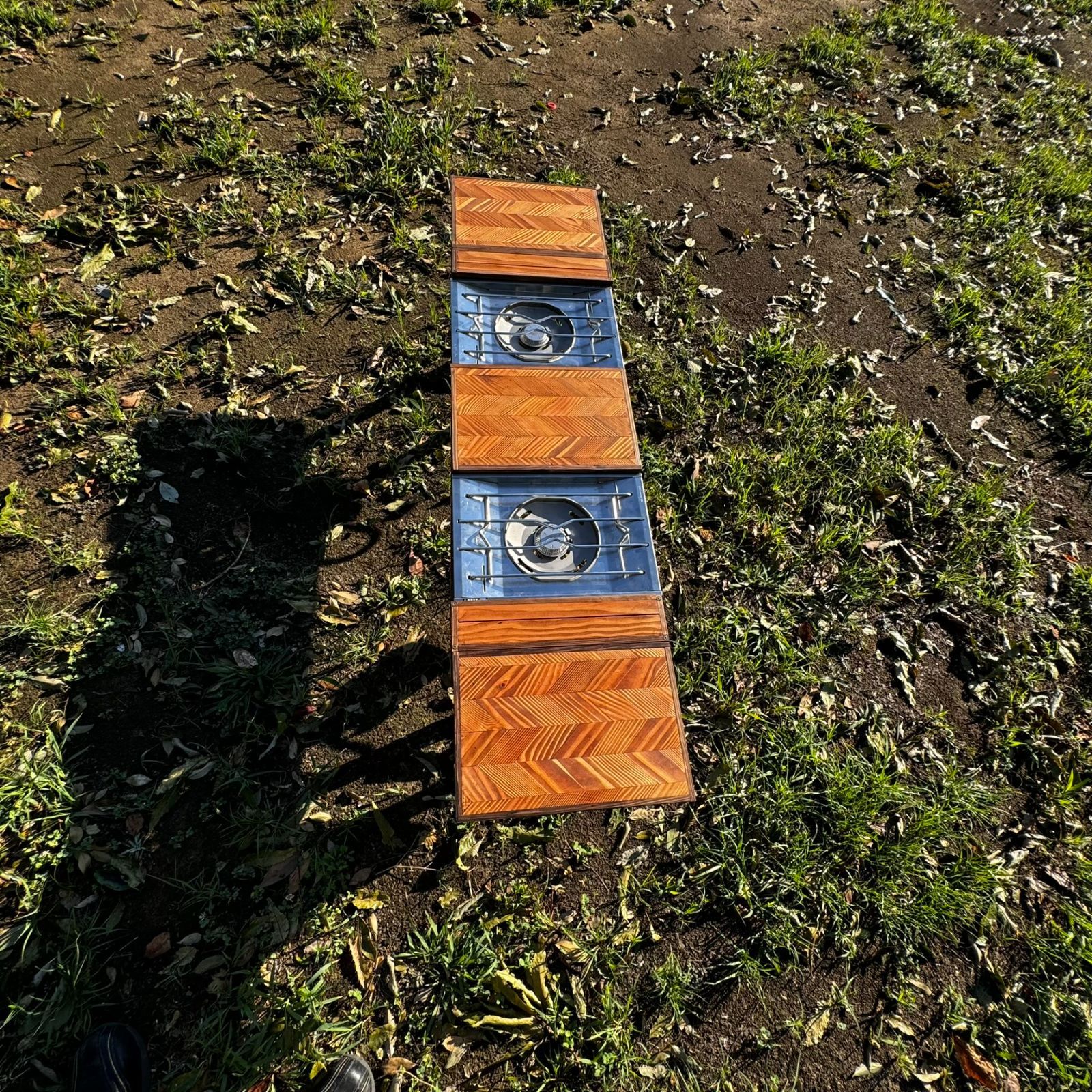 フラットバーナーテーブル igtテーブル フォールディングテーブル