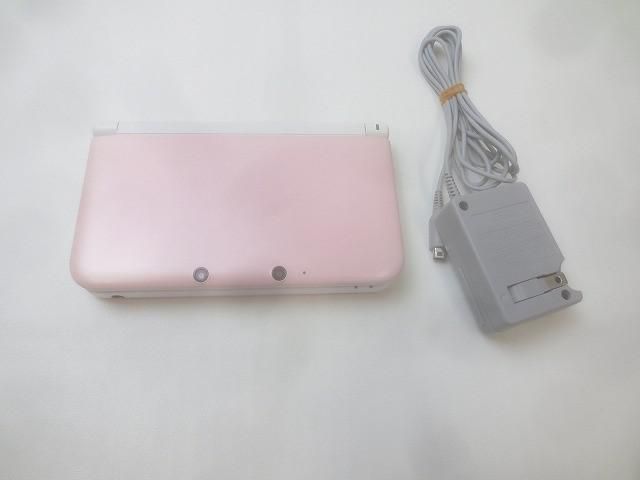 品 ゲーム ニンテンドー3DS 本体 SPR-001 ピンク×ホワイト 動作品 充電器付き