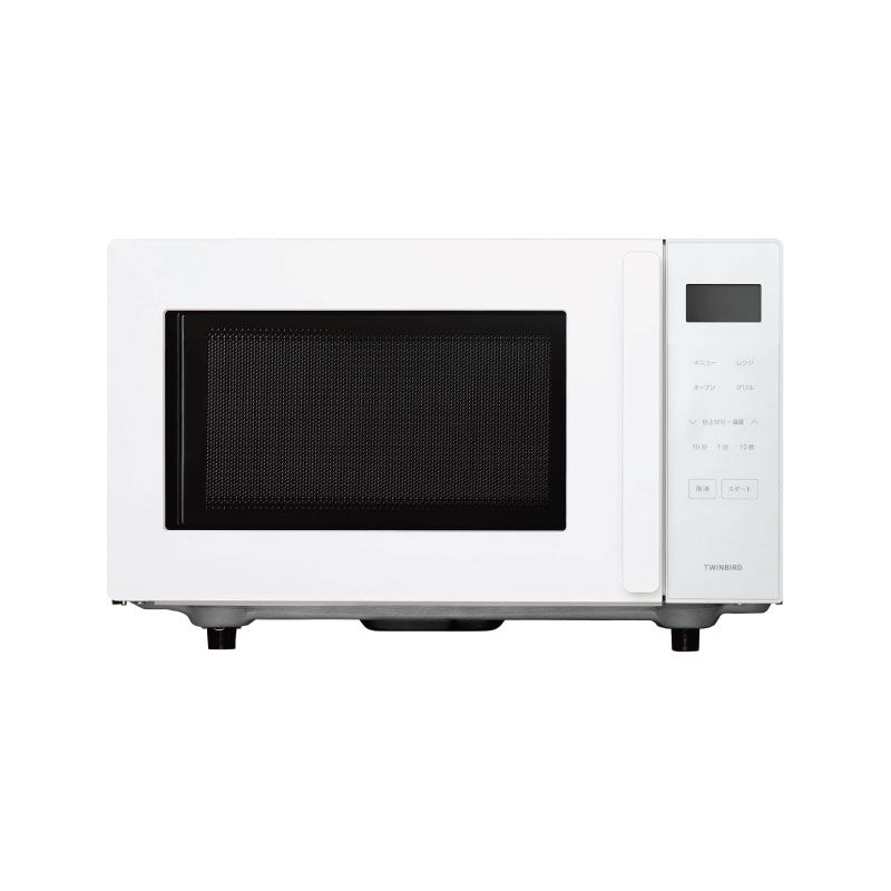 メーカー正規品 TWINBIRD ツインバード センサー付フラットオーブンレンジ DR-E21WB ホワイト 赤外線センサー搭載モデル