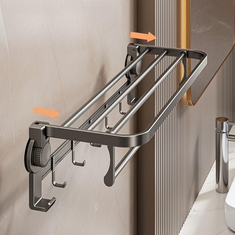 バスルーム収納棚 一体型トイレ収納フック