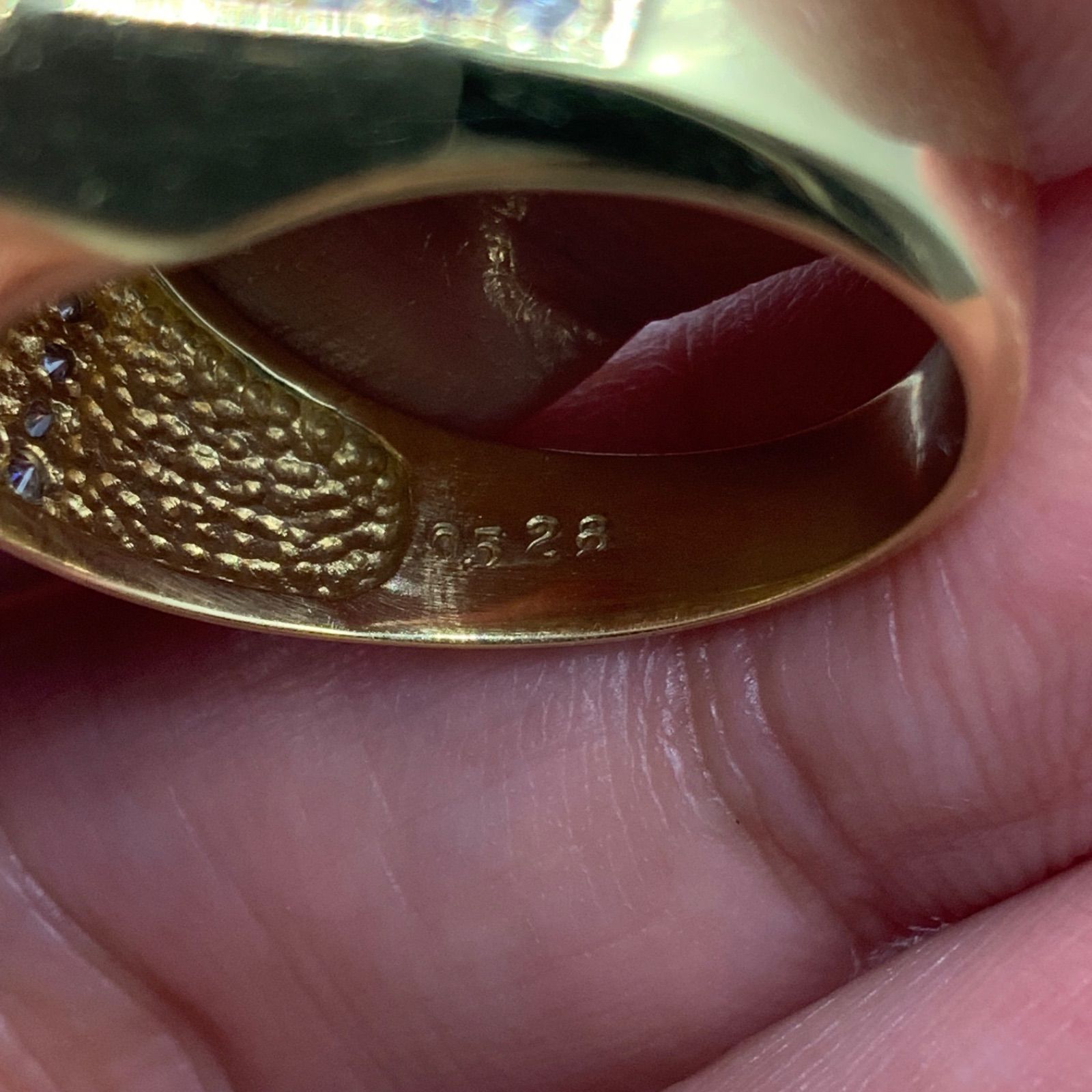 K18K 18金 印台 ダイヤモンドリング 6.7g 0.528ct 1ct 約14号 - メルカリ