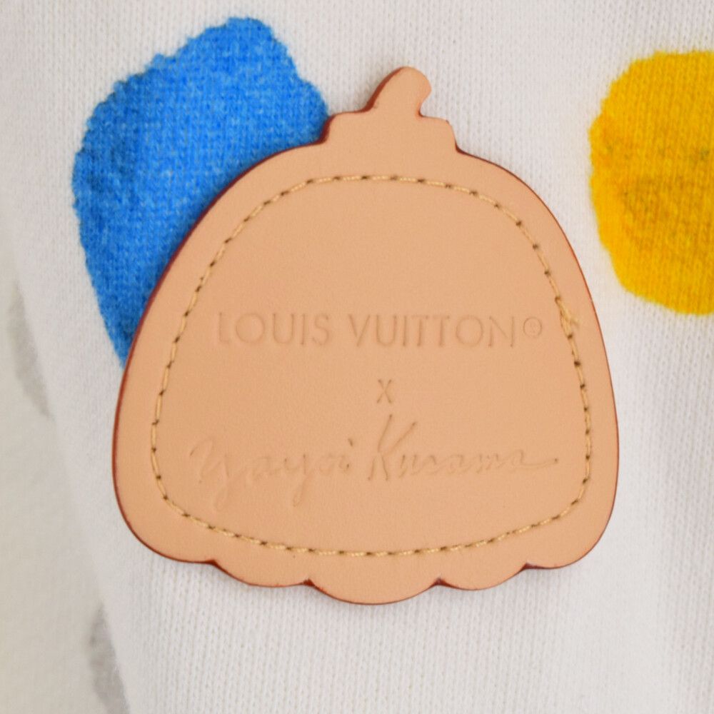 ルイヴィトン　草間彌生　23ss スウェット　サイズＬ　トレーナー LOUIS VUITTON (ルイヴィトン) 23SS×草間彌生 ドットモノグラム