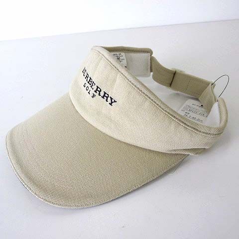 バーバリーゴルフ BURBERRY GOLF バイザー サンバイザー ロゴ