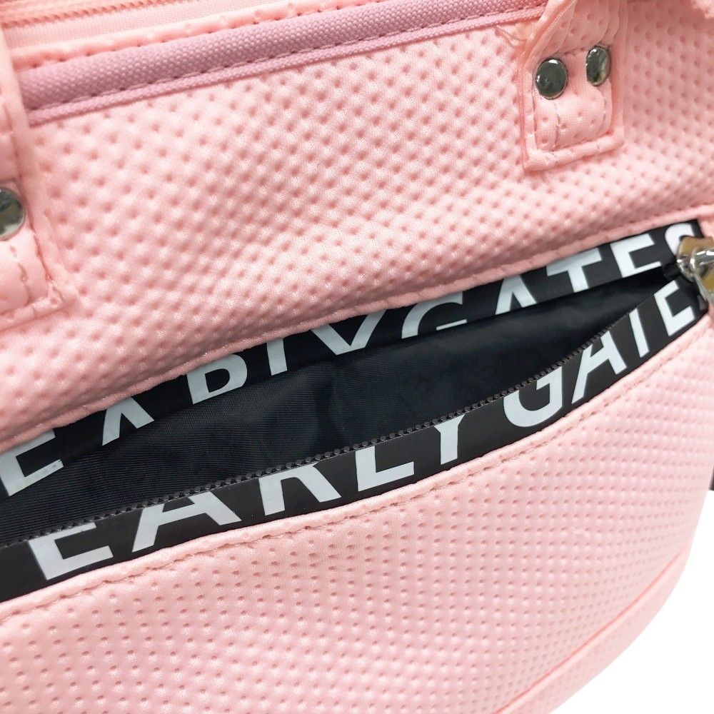 PEARLY GATES パーリーゲイツ ロゴ入り カートバッグ ピンク系