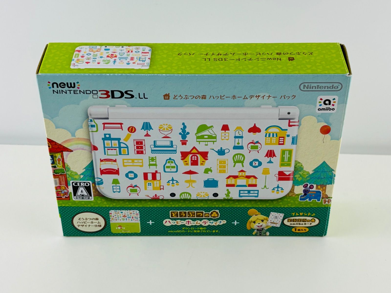 Nintendo NEW 3DS LL どうぶつの森 ハッピーホームデザイナー 完備品