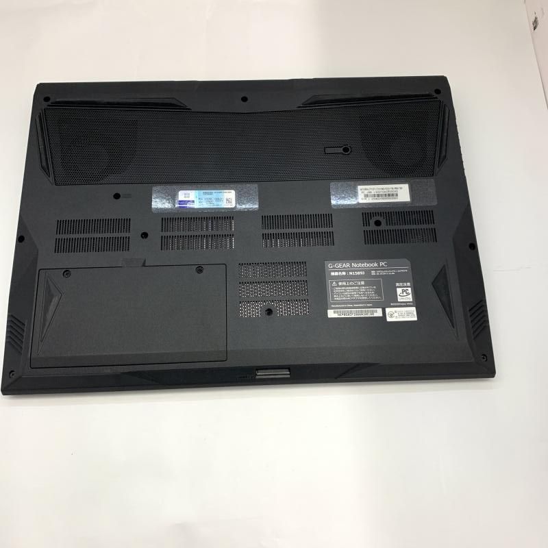 【中古】ツクモ G-GEAR N1589J ゲーミングノートパソコン 2020[10]