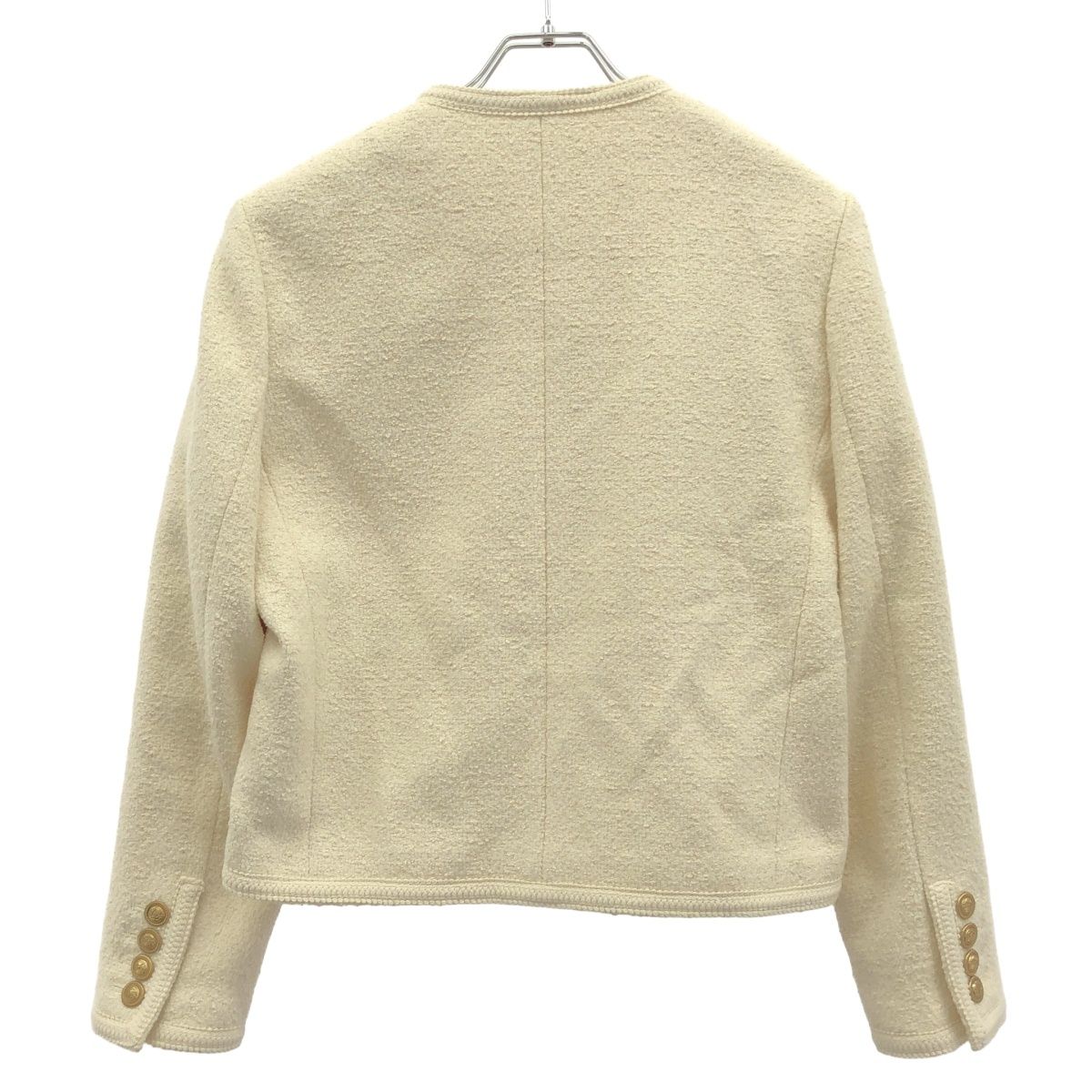 Na.e　ツイードジャケット　アイボリー Na.e ナエ 25SS THE TWEED JACKET ツイードジャケット アイボリー F