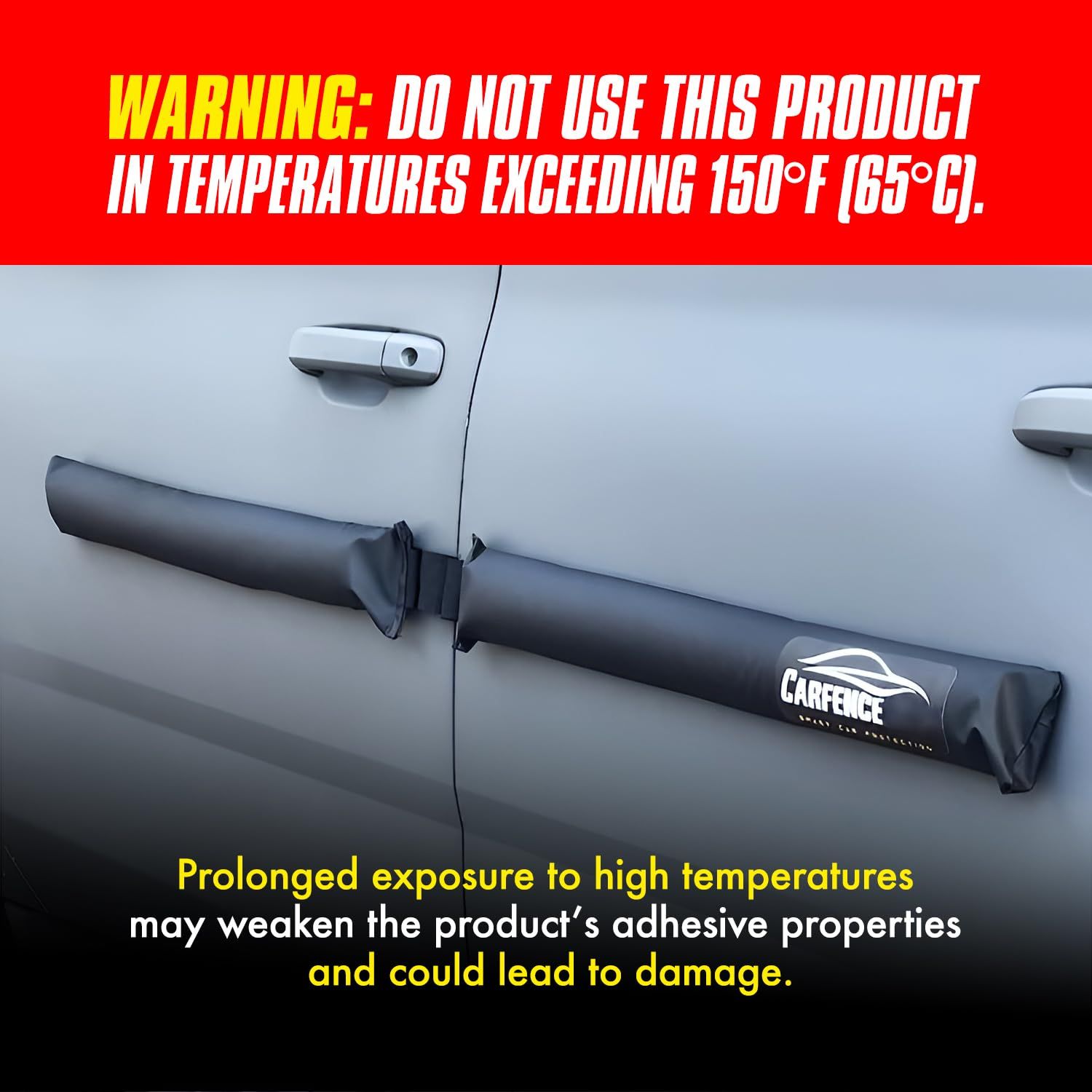 HRX Glass 車のドアへこみプロテクター (2ドアパック) - 取り外し可能