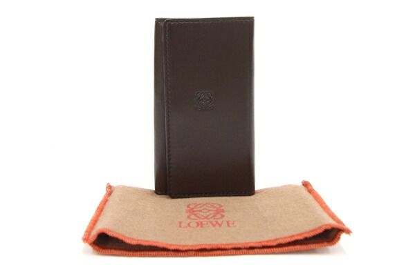 ロエベ 6連キーケース アナグラム ダークブラウン 中古 - メルカリ