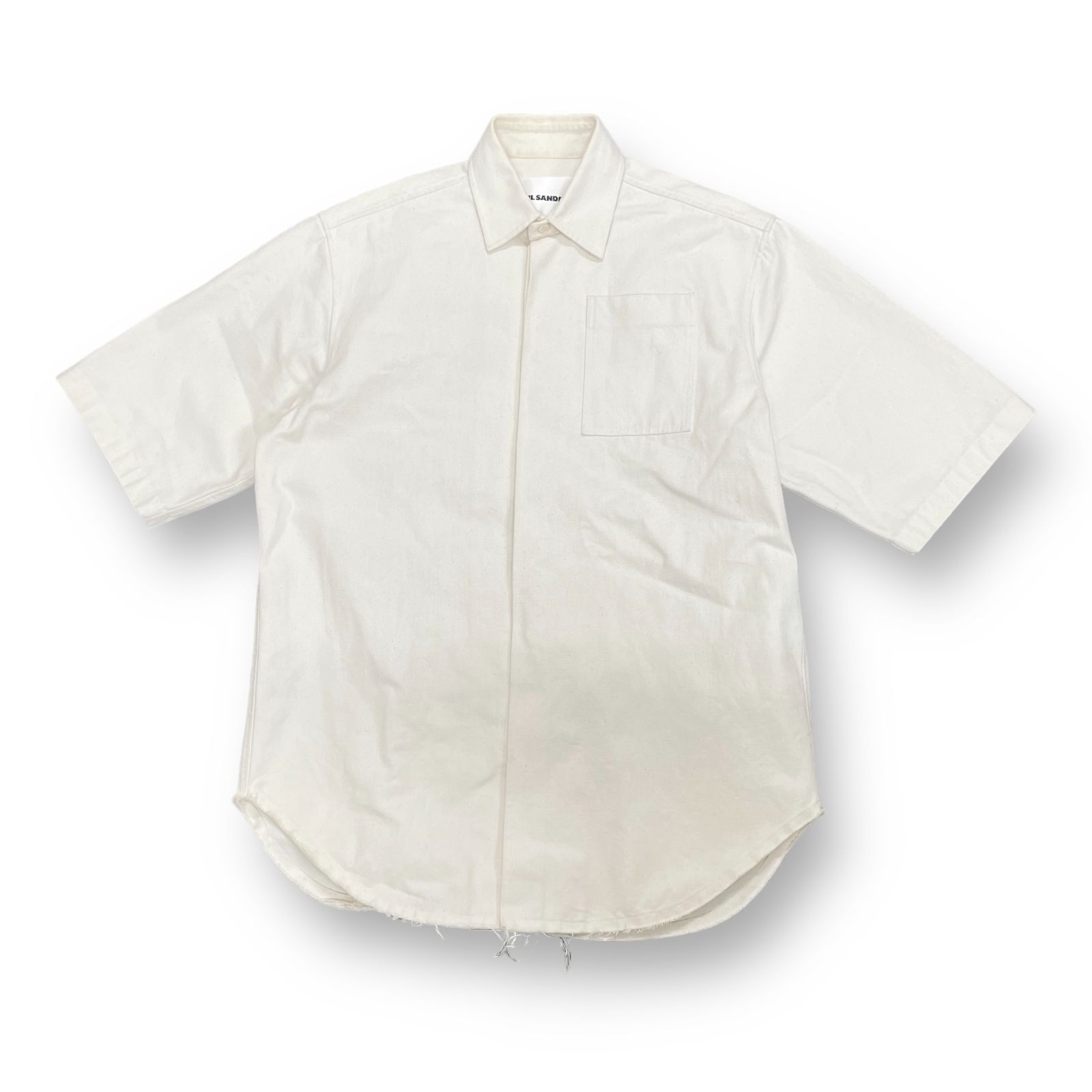 JIL SANDER 20SS Staff Shirt スタッフシャツ 半袖シャツ ジルサンダー JSMQ744142MQ24010001 37  56773A - メルカリ