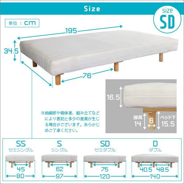 幅約125cm ボンネルコイルスプリング