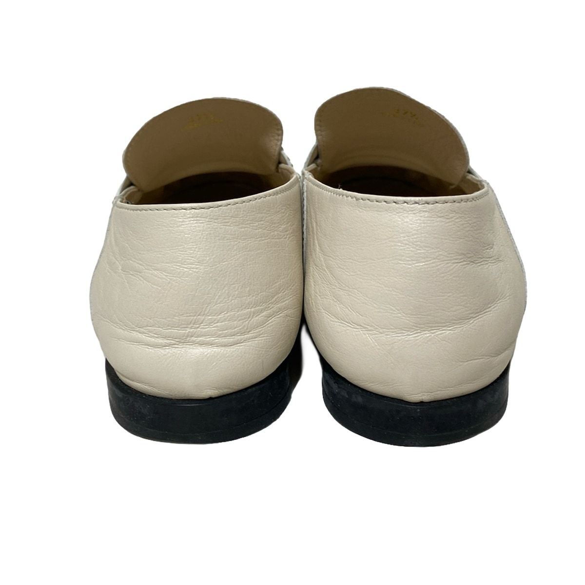 TOD'S(トッズ) ローファー 37 1/2 レディース - ベージュ レザー