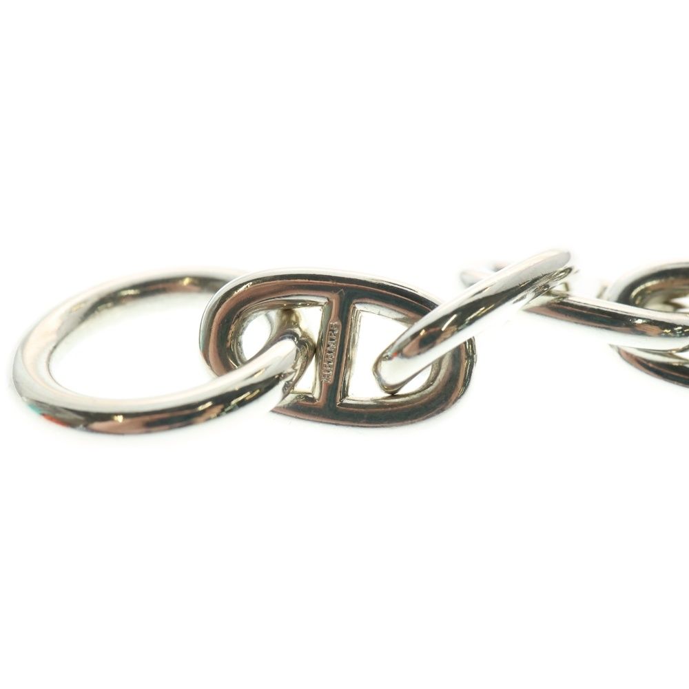 HERMES エルメス Chaine d Ancre TGM シェーヌダンクル 9コマ チェーンブレスレット シルバー WWW_SHINETEETH_COM