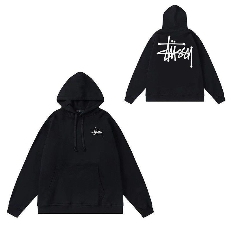 STUSSY ステューシー ベーシック ジップパーカー BASIC STUSSY ブラック