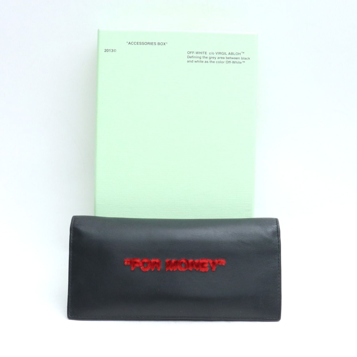 OFF-WHITE Quote Yen Wallet ブラック - メルカリ 