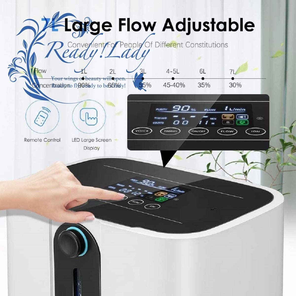 酸素発生器/酸素濃縮器 M1O2-Hybrid エムワンオーツーハイブリッド