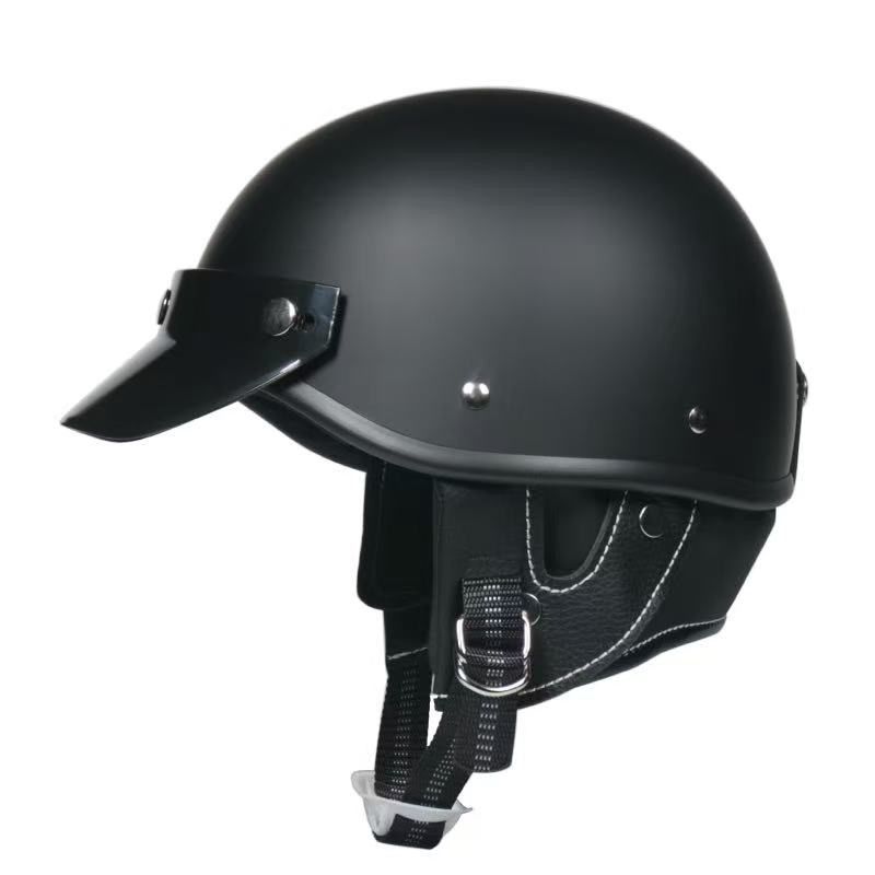ORZバイク用 半帽ヘルメットハーフヘルメット 半キャップ 黒 ゴーグル付き ORZハーフヘルメット 半キャップ 半ヘル グレー ゴーグルが無料付き 夏