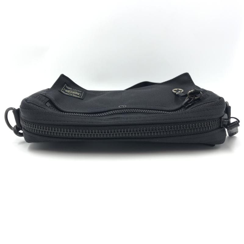 中古】PORTER HEAT ショルダーバッグ(マグライト欠品) ブラック