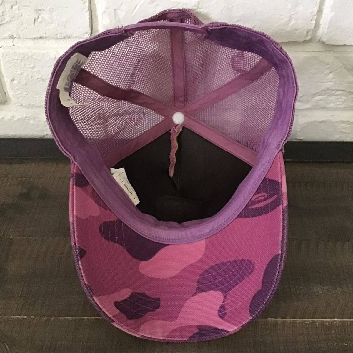 アベイシングエイプ×カーハート　キャップ紫カモ A Bathing Ape Bape x Carhartt Purple Camo Trucker Hat | eBay