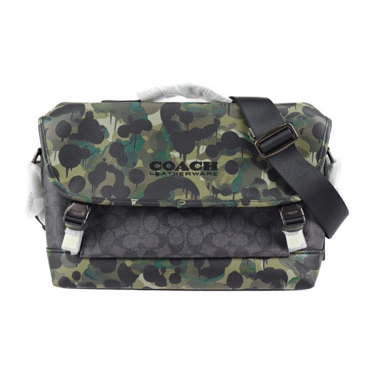 COACH コーチ ショルダーバッグ CA266 シグネチャー キャンバス×レザー
