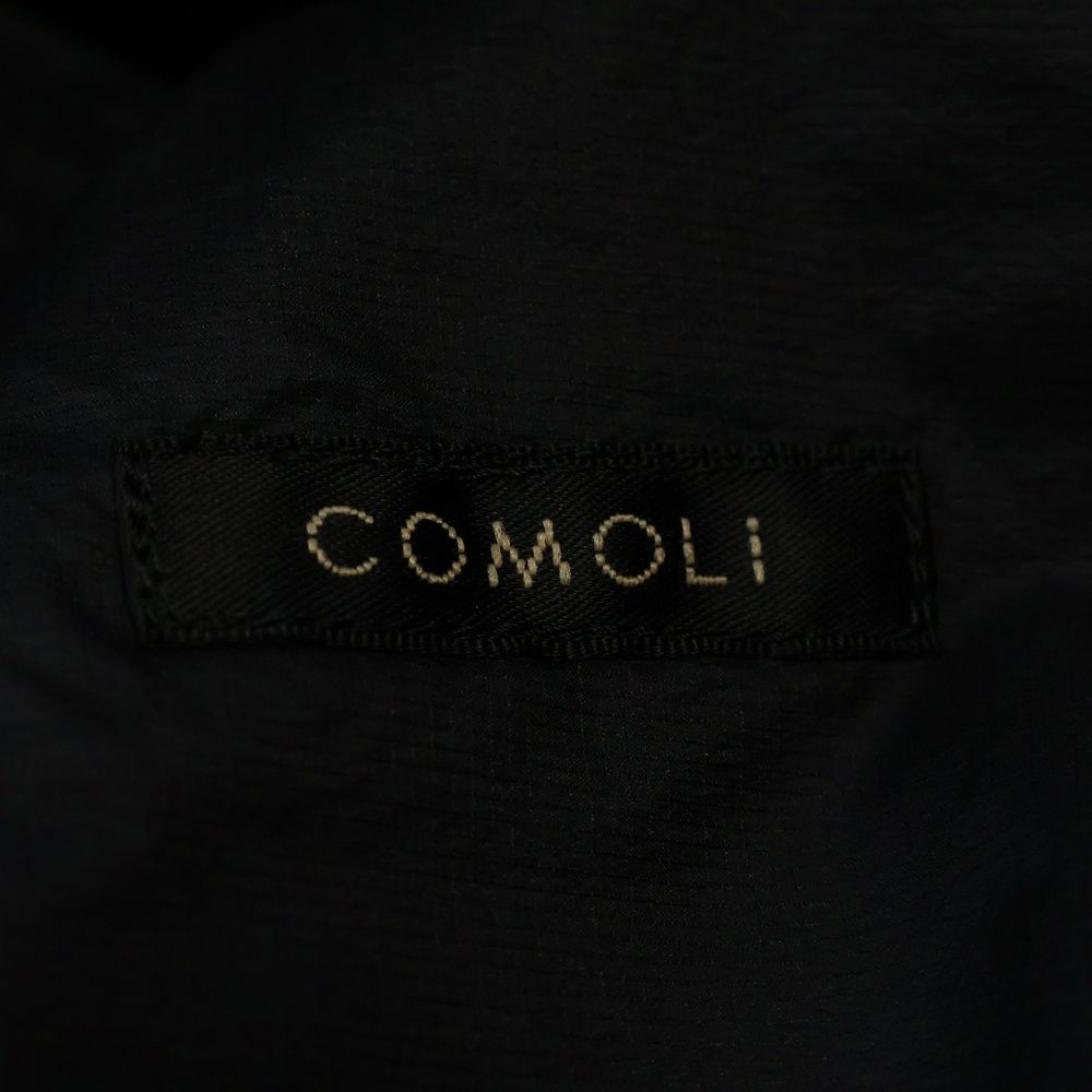 COMOLI 22AW W03-04007 ナイロン ダウンベスト ブラック 3 COMOLI (コモリ) ダウン ベスト