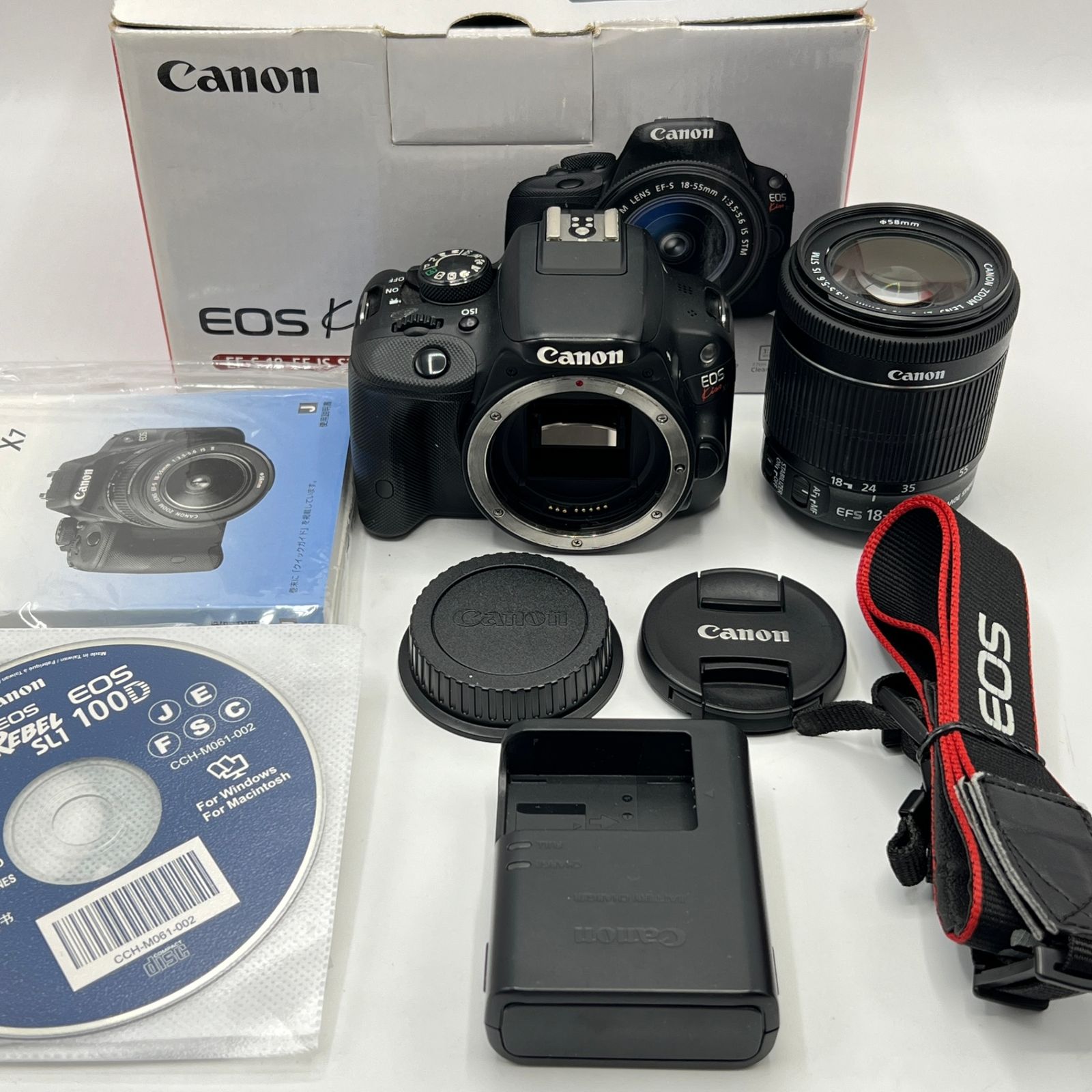 Canon EOS Kiss X7 EF-S18-55 IS STM レンズキット 一眼レフカメラ キヤノン 本体