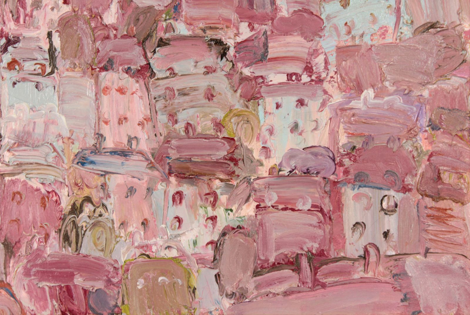小野州一 「薔薇色の風景」 油絵・油彩画 絵画 小野州一 「薔薇色の風景」 油絵・油彩画 絵画の通販 by 北海道