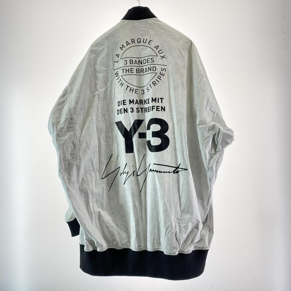 中古】Y-3 18SS リバーシブルボンバージャケット サイズXS CY8397 白