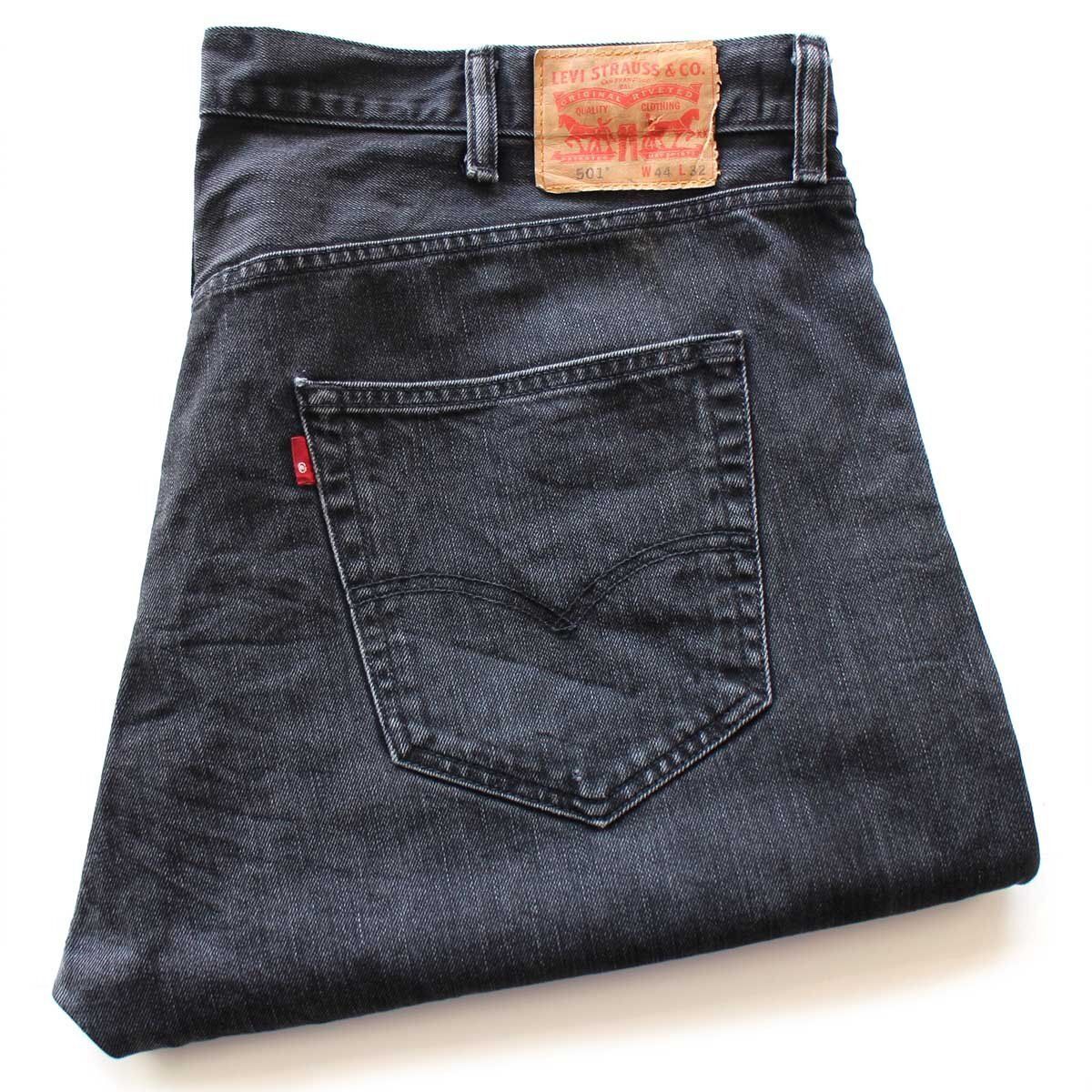 メキシコ製 Levi sリーバイス 501 ブラック デニムパンツ w44 L32 SDP3750 特大 ジーンズ ストレート オーバーサイズ ビッグサイズ