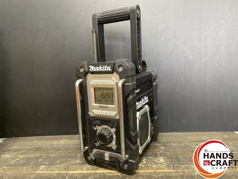 ● マキタ makita MR108 充電式ラジオ 14.4V|18V AC100V ブラック 本体のみ