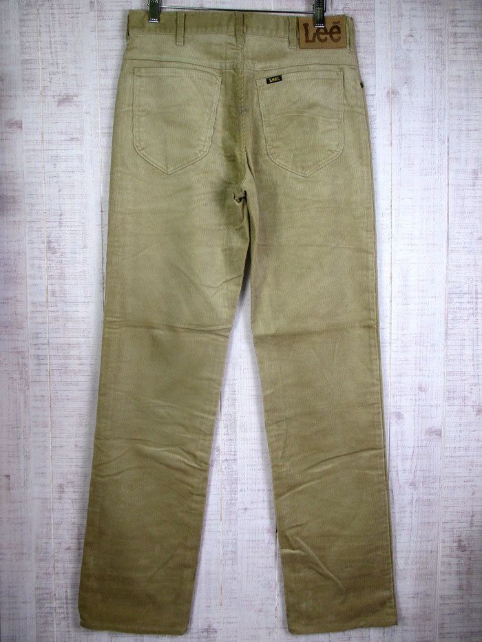 Lee　80's　ヴィンテージ　リー　200　コーデュロイパンツ　カーキ　W31xL32　USA製　#mbc-112