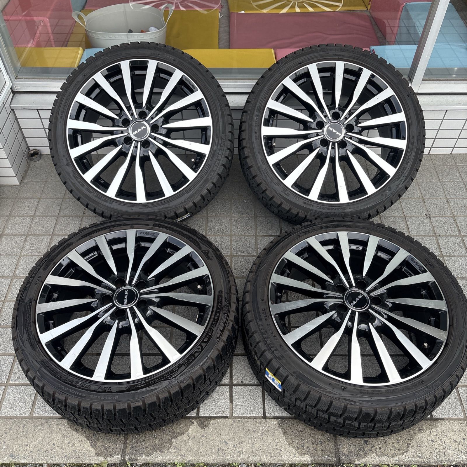 MAK KRONE クローネ 19インチ 245|40rf19 19×8j スタッドレスホイールセット