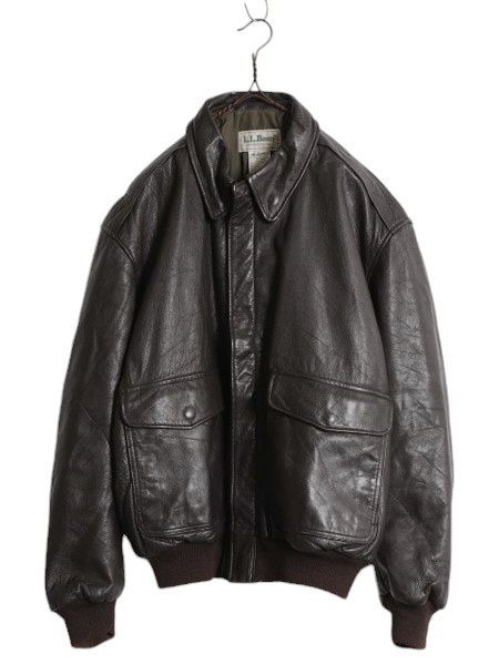 ll bean usa製 a-2 フライトジャケット　レザージャケット \"A2-TYPE\u201d レザーフライトジャケット USA製90\u0027s  A